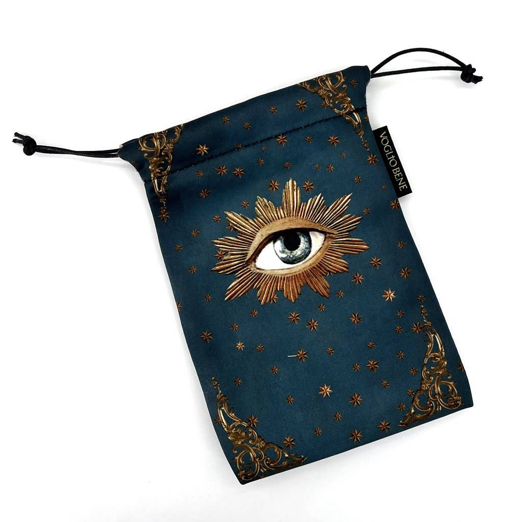 Voglio Bene - Wholesale Makeup/Cosmetic Bag - SACRED BUTTERFLY DRAWSTRING BAG4
