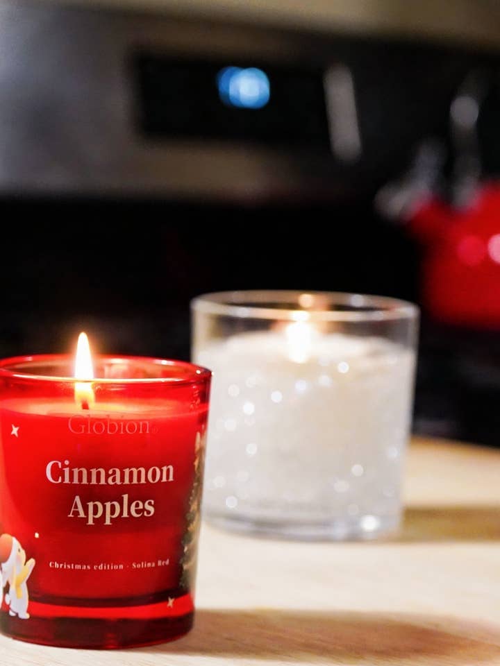 Globion Scented Candle Cinnamon Apple - Solina Xmas Edition for wholesale by Globion
