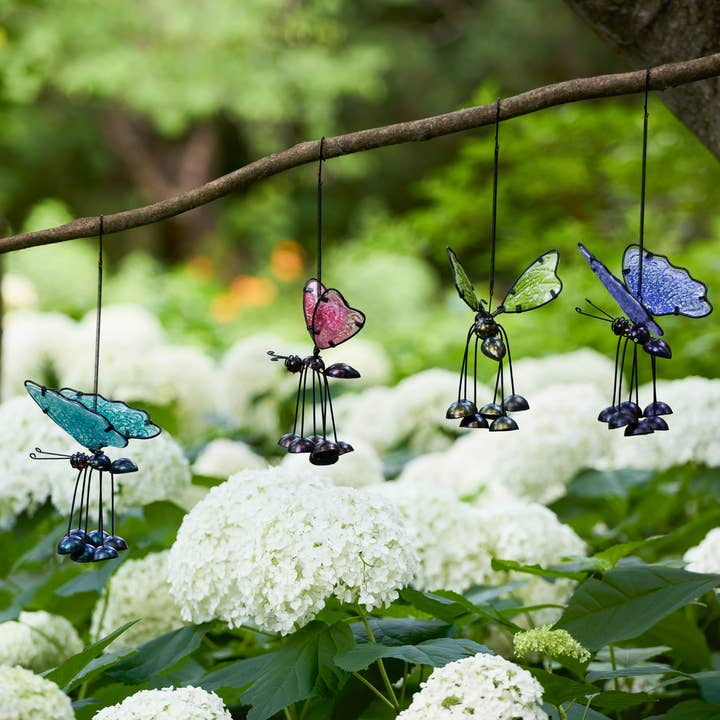 Assorted Glass Butterfly Bouncers – 12pc for wholesale by RCS Gifts