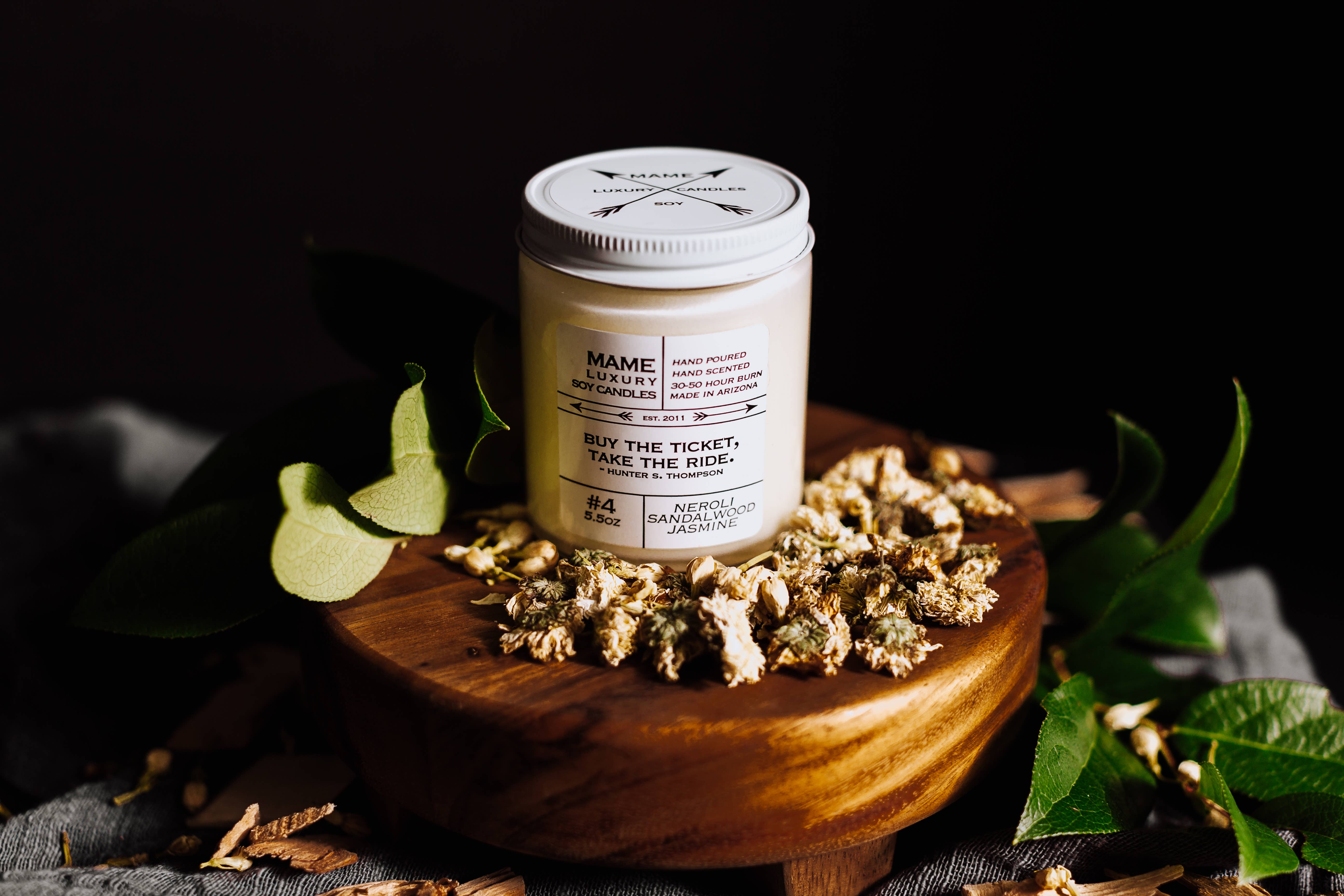 MAME Soy Candles - Venta al por mayor Velas en tarros - #4 - Neroli, Sándalo, Vela de Jazmín3