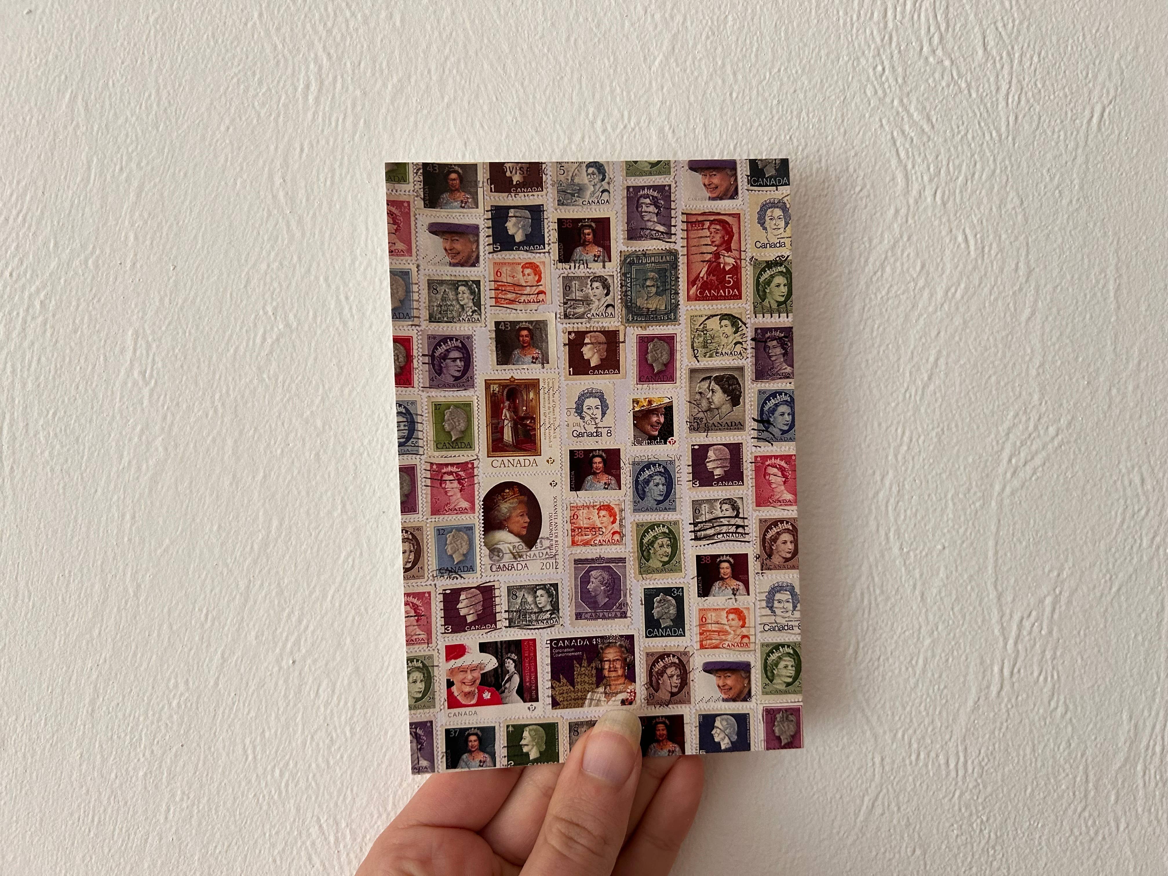 Pleasant Papercraft - Wholesale Postcard - Queen Elizabeth II Stamp Postcard2