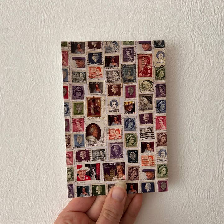 Pleasant Papercraft - Wholesale Postcard - Queen Elizabeth II Stamp Postcard2