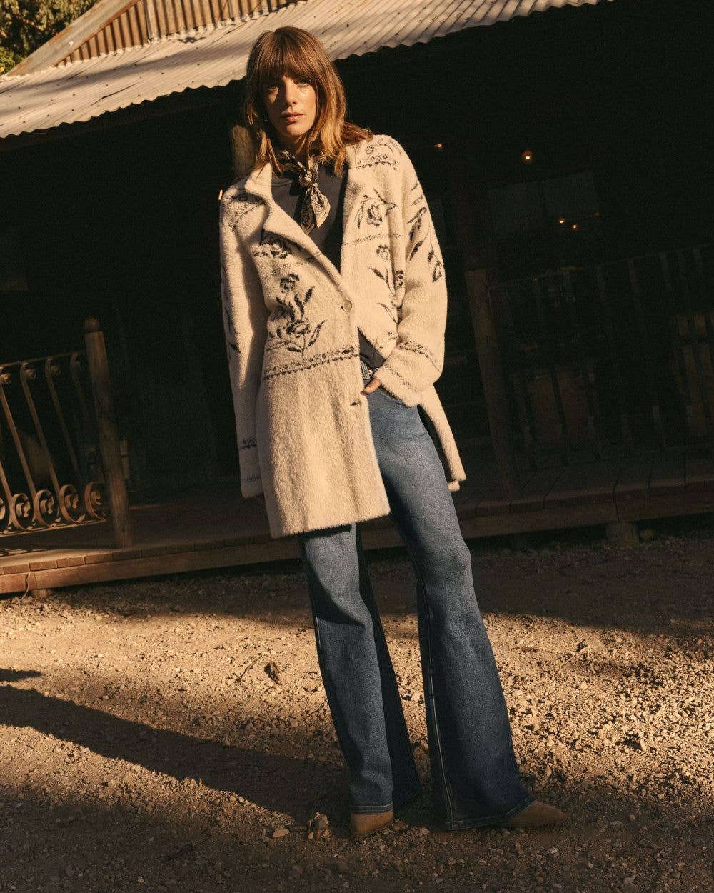 Cream Luxe Coatigan for wholesale on Faire1