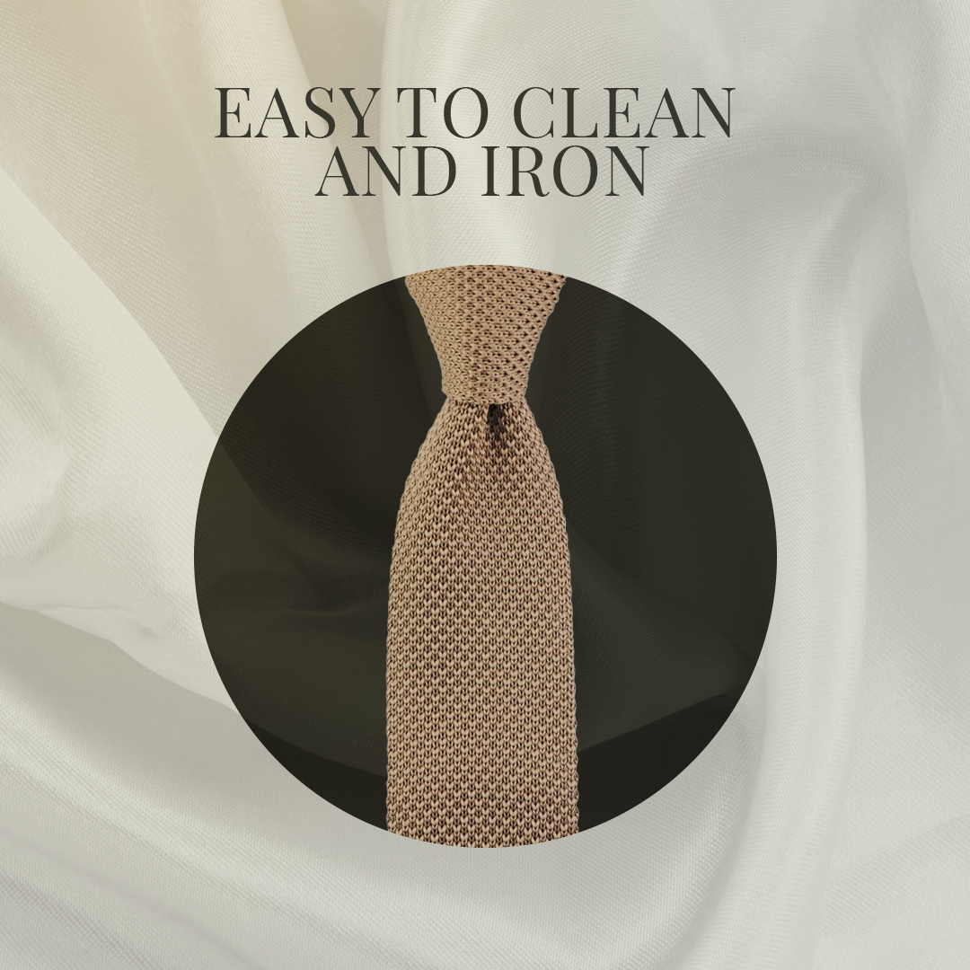 Sir Redman - Wholesale Necktie - Men's - Sir Redman Knitted Tie - Taupe3