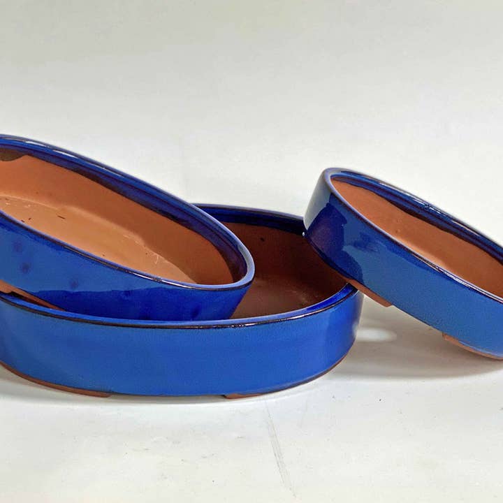 Kyoto Bonsai Falling Blue Set Of 3 for wholesale by Pacific Home & Garden