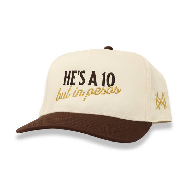 Han er en 10'er, men i pesos truckerhat for engroshandel hos The Mad Hatter Co