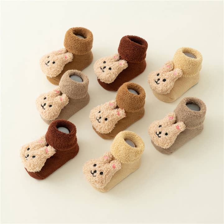 PatPat - Wholesale Socks – baby - Baby Toddler Cute Doll Terry Thick Non-slip Socks17