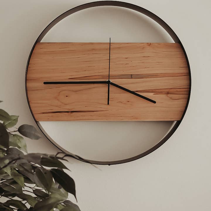 CLOCK - TERRA AMBROSIA MAPLE for wholesale by Noir et Bois inc.
