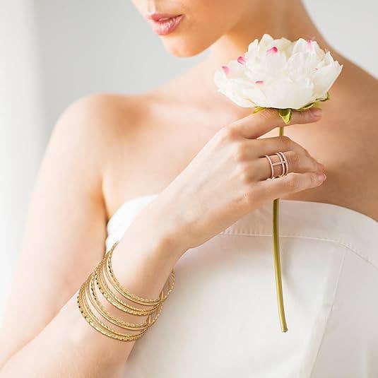 Crover - Wholesale Jewelry Set - Gold Boho Bangle Bracelet 4