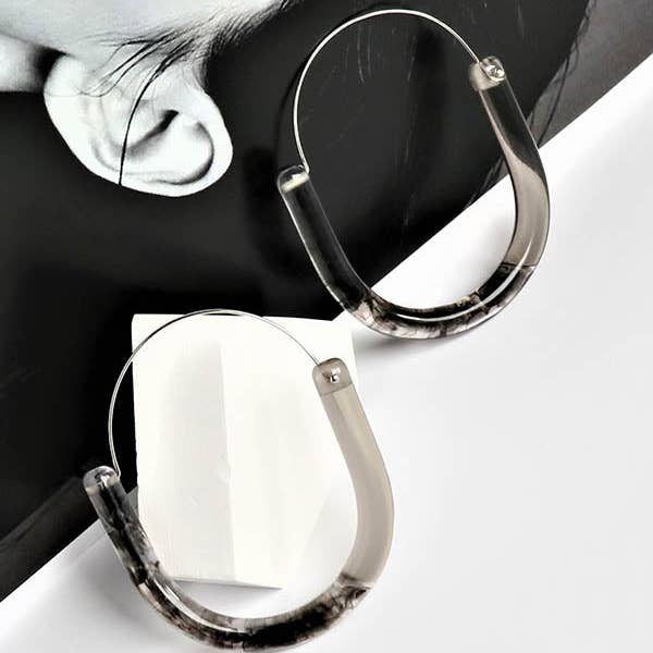 Sheer Trend - Wholesale Hoop Earrings - Geometric Rings Accessories3