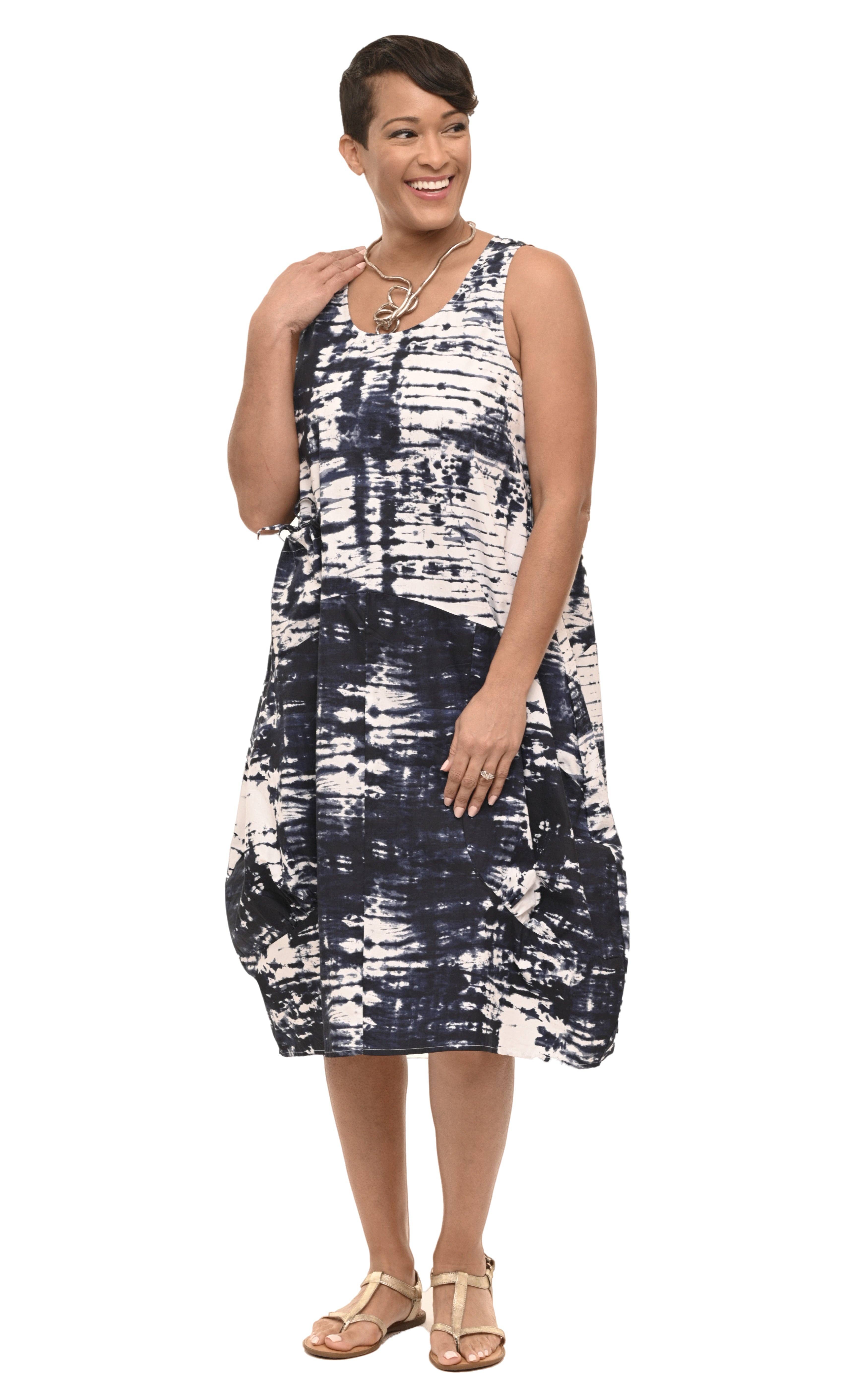 Tulip Clothing - Wholesale Dress – Women's - CV46 Cora Dress in Ocean Tie Dye*1