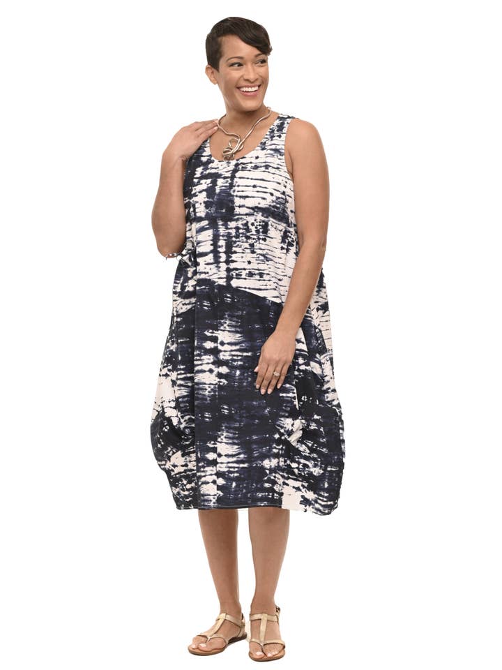 Tulip Clothing - Wholesale Dress – Women's - CV46 Cora Dress in Ocean Tie Dye*1
