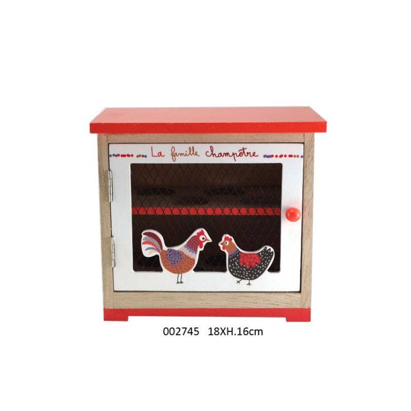 Faye - Wholesale Decorative Tabletop Object - Egg Cellar 'Gertrude' 18 X 9.5 X H.16 cm0