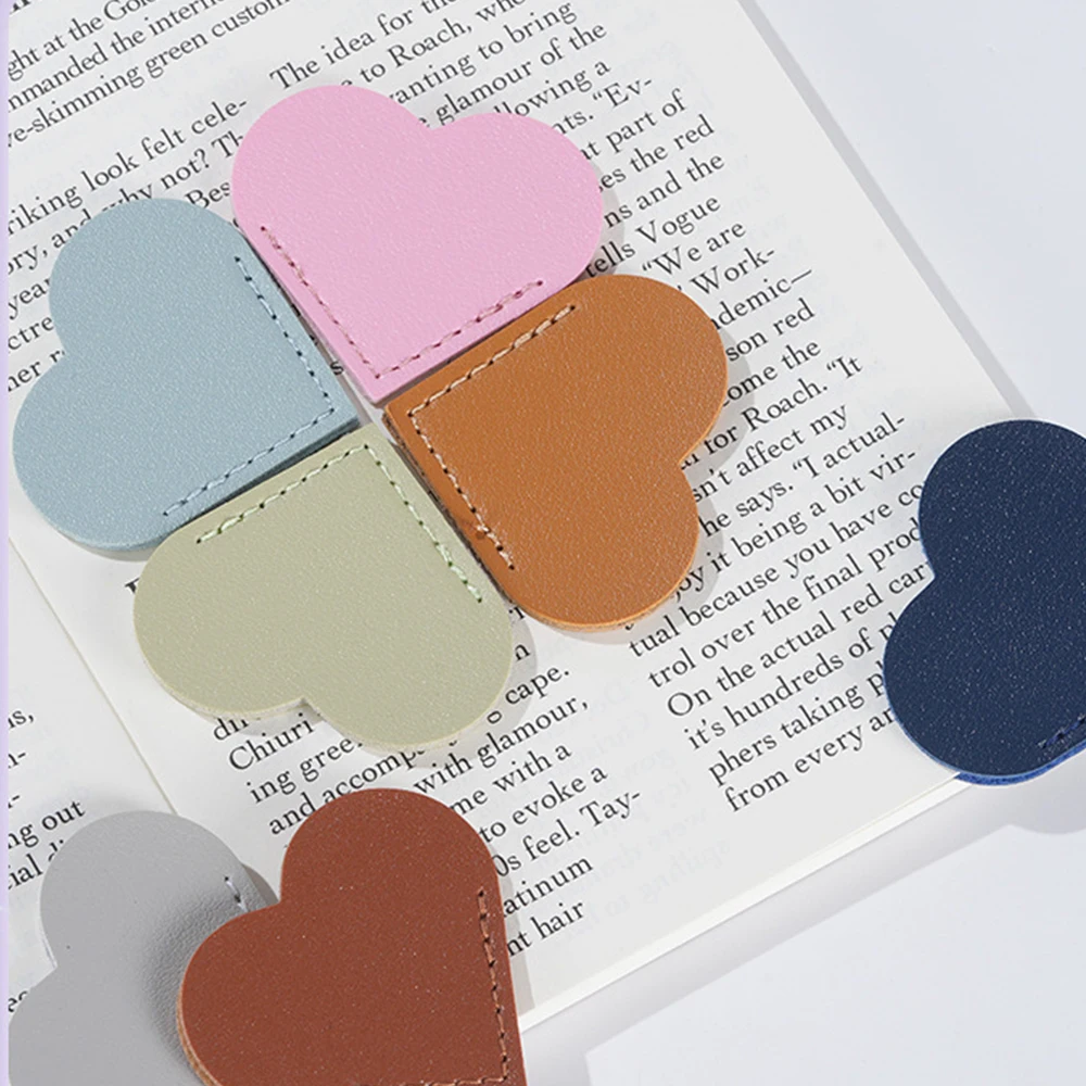 Sostraw & SmartThings – Großhandel Lesezeichen – Lesezeichen in Herzform – in 8 Farben erhältlich1