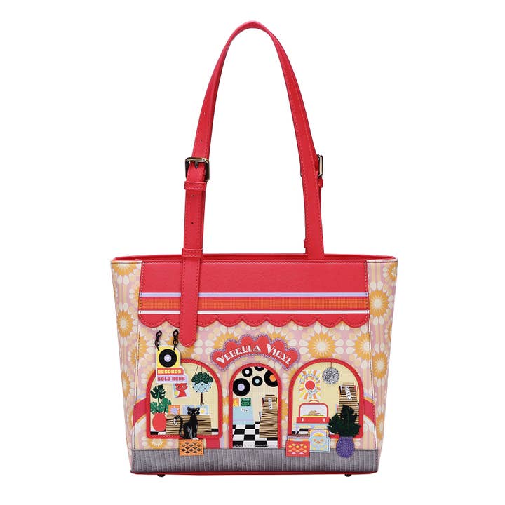 Vendula Vinyl Shopper Väska för wholesale av Vendula London Ltd