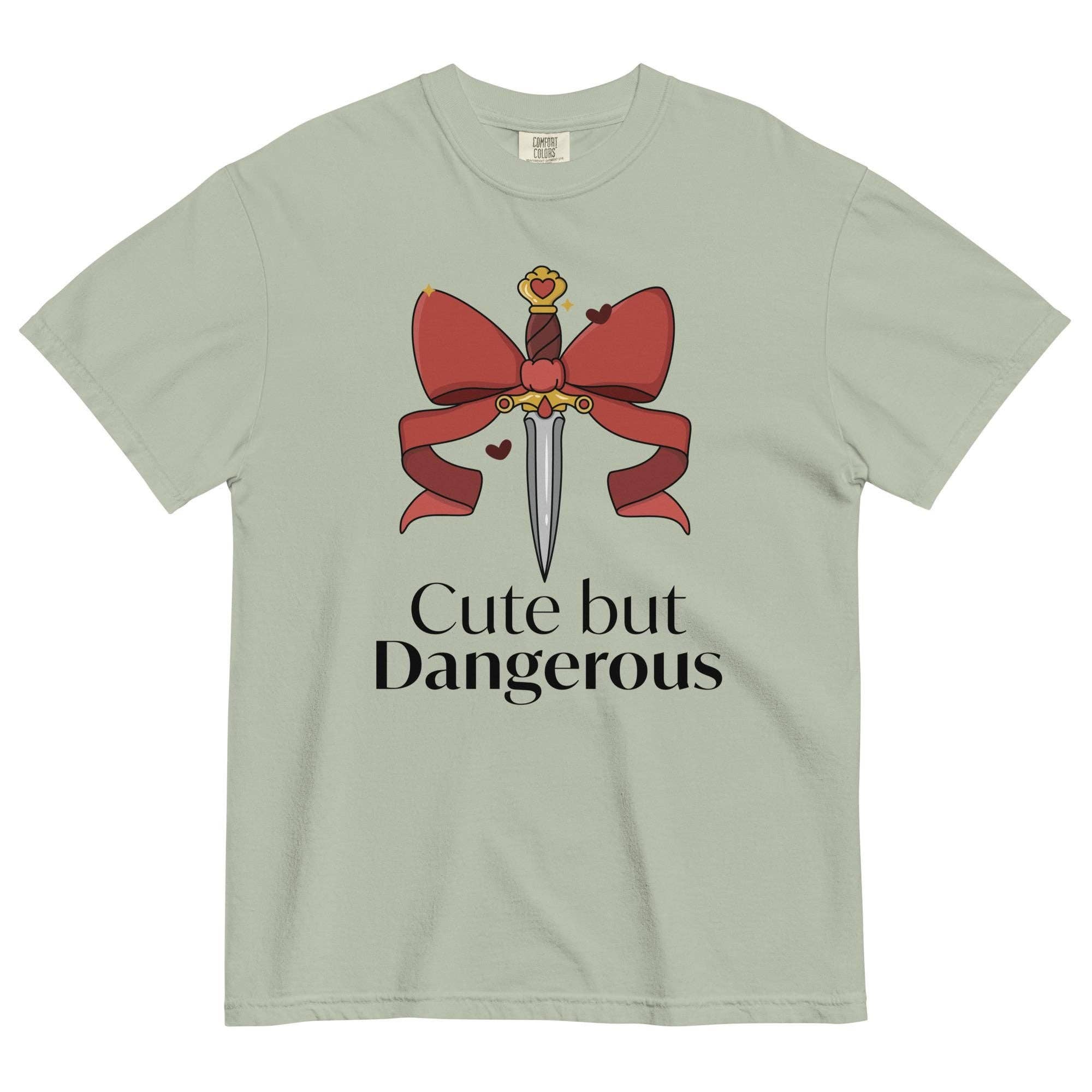 Keen Bee Studio - Wholesale Tunic - Women's - Dagger And Bows T-Shirt – Unisex Garment Dyed Shirt With Unique Lived-In Look6