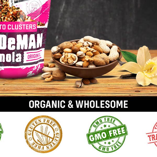 Olde Man Granola – wholesale Granola – Original Keto Granola Clusters