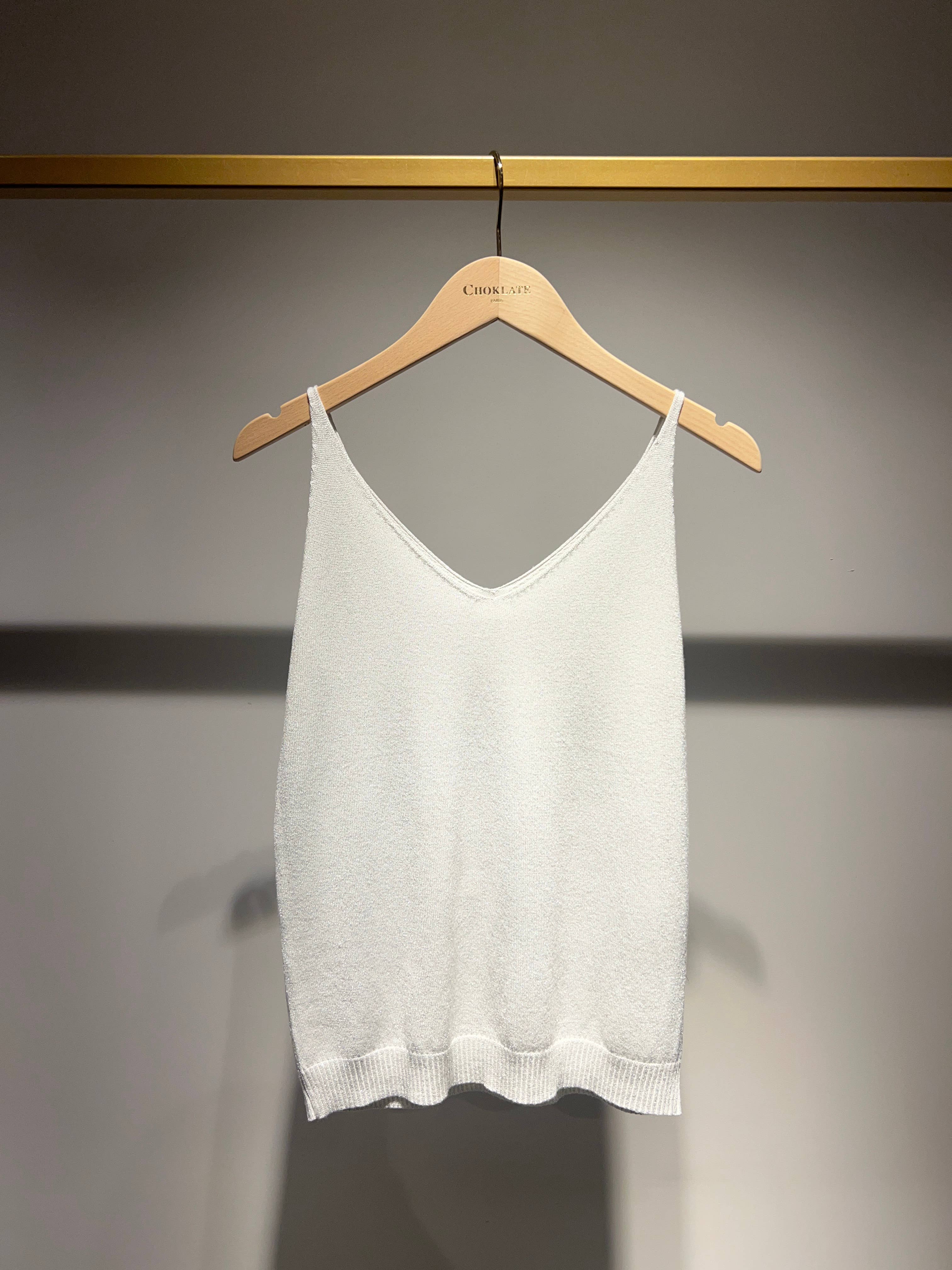 CHOKLATE PARIS - Wholesale Tank Top - Women's - Shiny lurex tank top - 875217