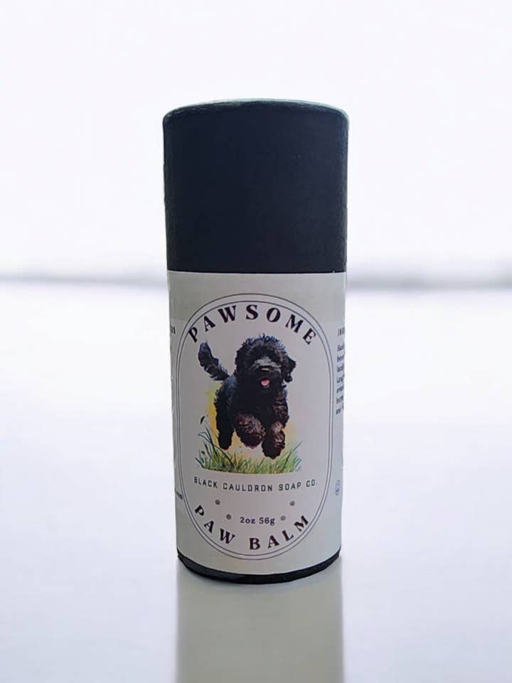 Balsamo per zampe Pawsome per la vendita all'ingrosso da parte di Black Cauldron Soap Co.