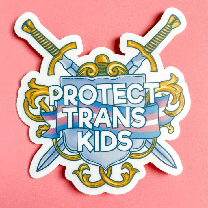 Beskyt Trans Kids klistermærker for engroshandel hos Lunar Splendor