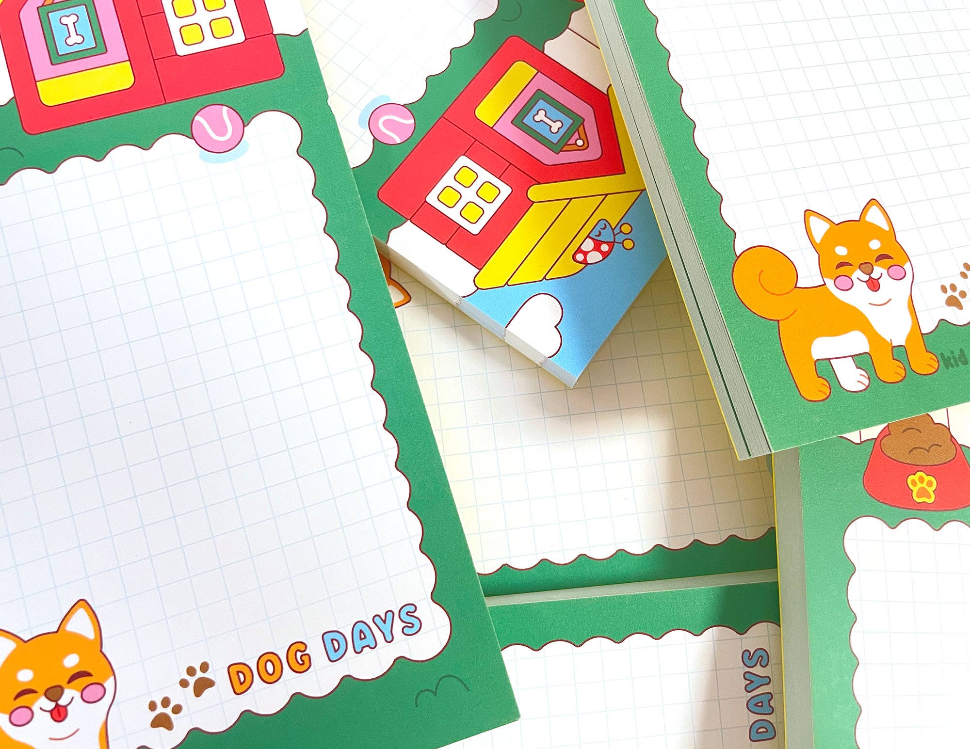 Kidnichols - Wholesale Notepad - Dog Days Notepad | Shiba Inu | Cute Summer Stationery Gift6