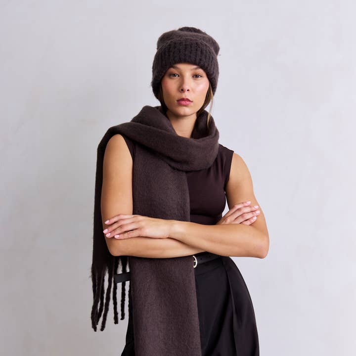 ARCTIC FOX & CO. - Wholesale Beanie – Women's - The Reykjavik Beanie Hat - 100% Recycled - Ground Coffee3