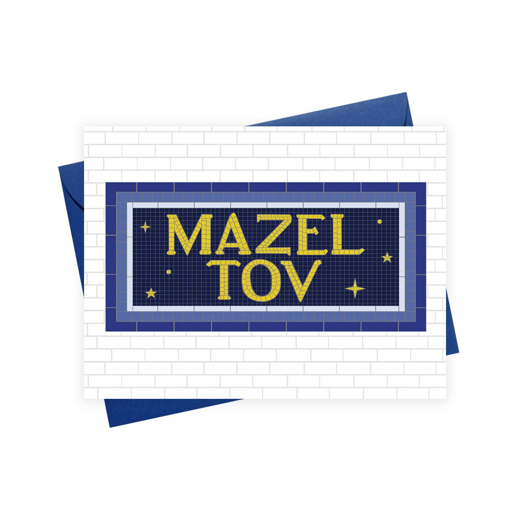 xou - Wholesale Congratulations Card - Subway Mazel Tov Card0