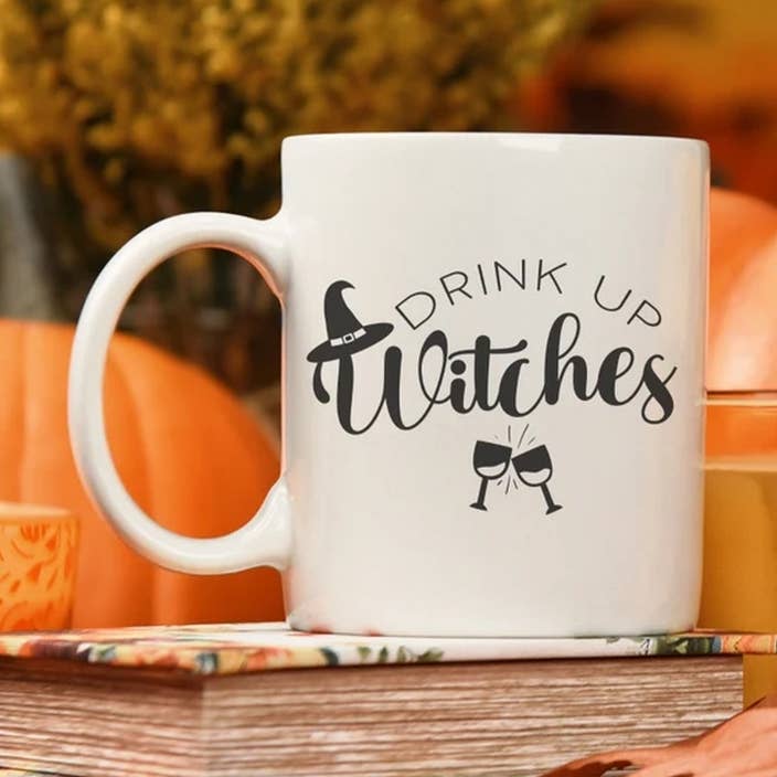 Drink Up Witches Mug, Halloween Drink Up Witches Mugs, Drink for wholesale by OneStopSapphireShop