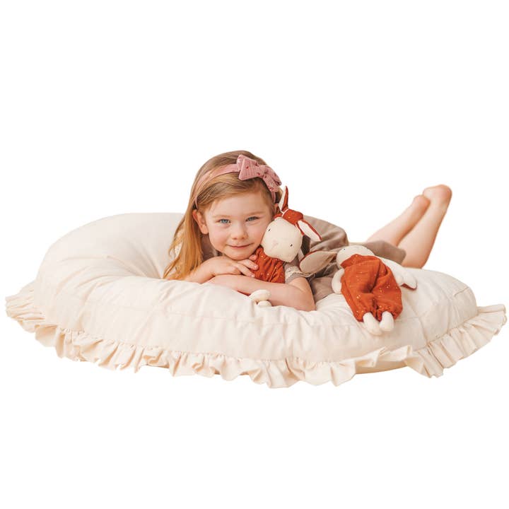 MINICAMP Large Floor Cushion with Ruffled Edges for wholesale by MINICAMP