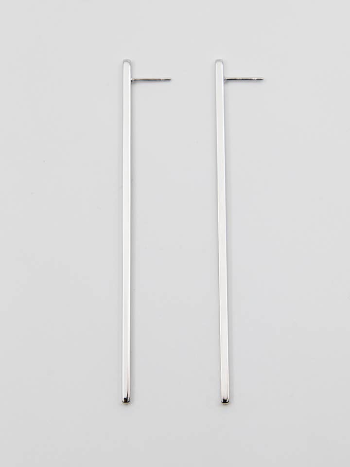 Coppia orecchini a barra lunga simmetrica per la vendita all'ingrosso da parte di CHO