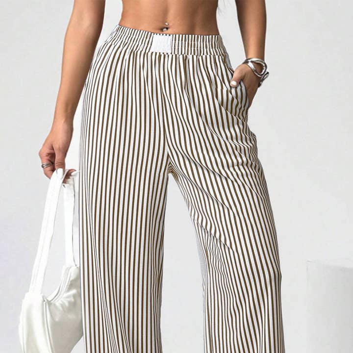 Stripe Elastic Waist Wide Leg Lounge Pants and other Purchase Wholesale legumbres en conserva. Free Returns & Net 60 Terms on Faire trending on Faire.