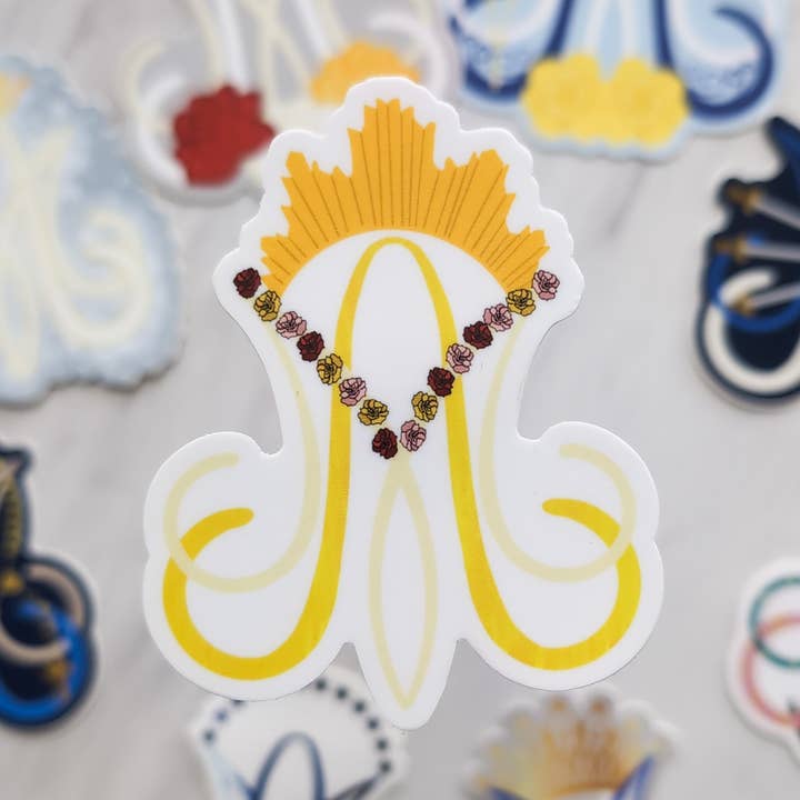 Nuestra Señora de La Salette Auspice María Pegatina para venta al por mayor de worthy of Agape