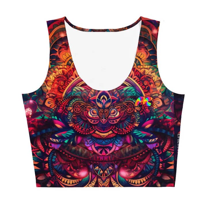 Prism Raves – Großhandel Tanktop – Damen – Ayahuasca Rave Crop Top5
