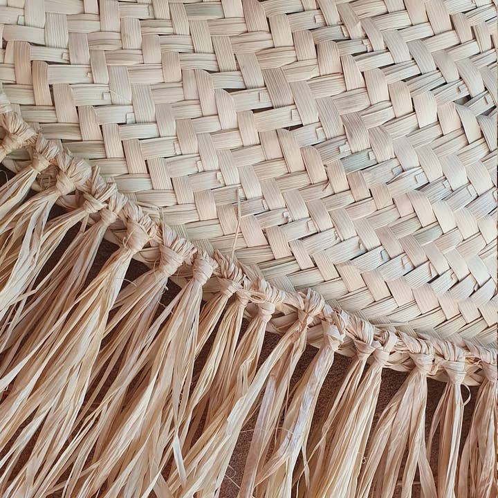 HandmadeBestSeller - Vente Décoration murale - Chapeau mural en paille, chapeau marocain - Chapeau de paille décoratif