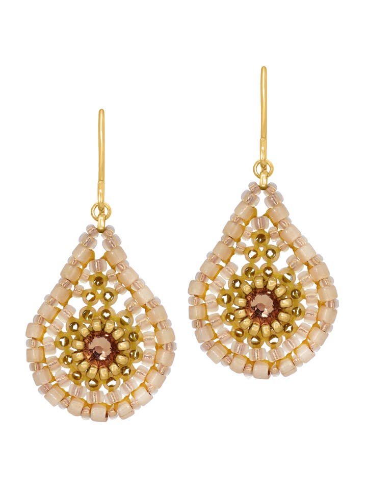 Brinco Mini Leardrop em Ouro, Estilo E24728 por atacado de Miguel Ases