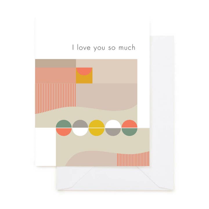 I Love You So Much Card for wholesale by Marcela Homrich