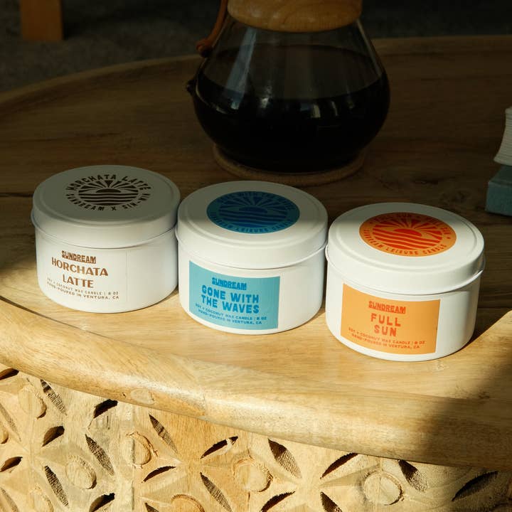 Sundream – Engroshandel Rejsestearinlys – Fuld Sol - 8oz Lys3