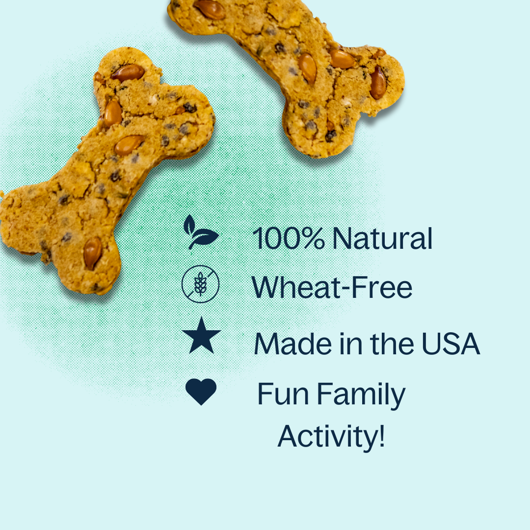 Scratch Treats - Wholesale Pet Treats - Dog - Bake-At-Home Dog Treat Kit - Purple Pup - Makes 80 Treats4