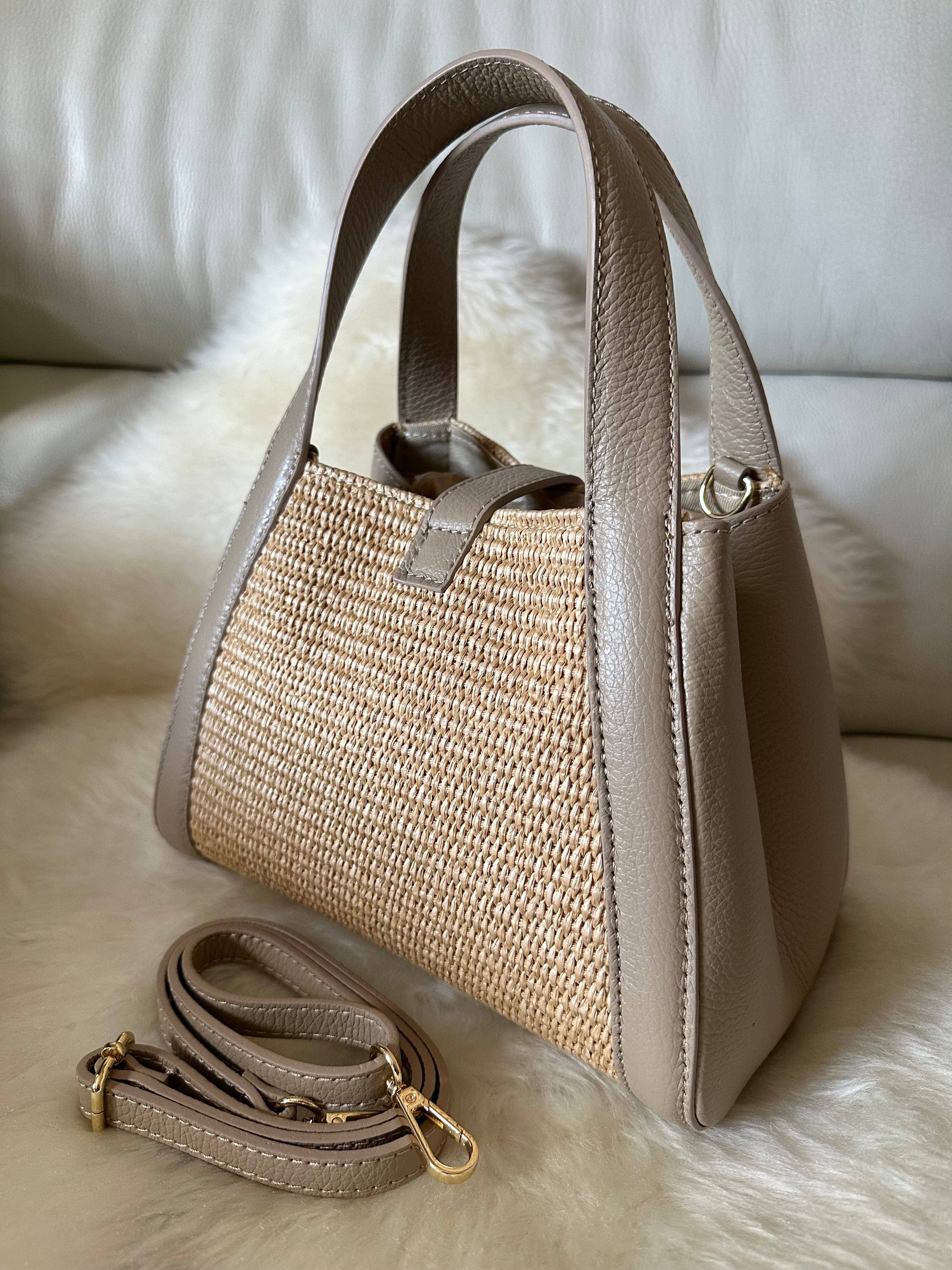 Zhade - Wholesale Top Handle Bag - Women's - ARUBA - raffia and leather7