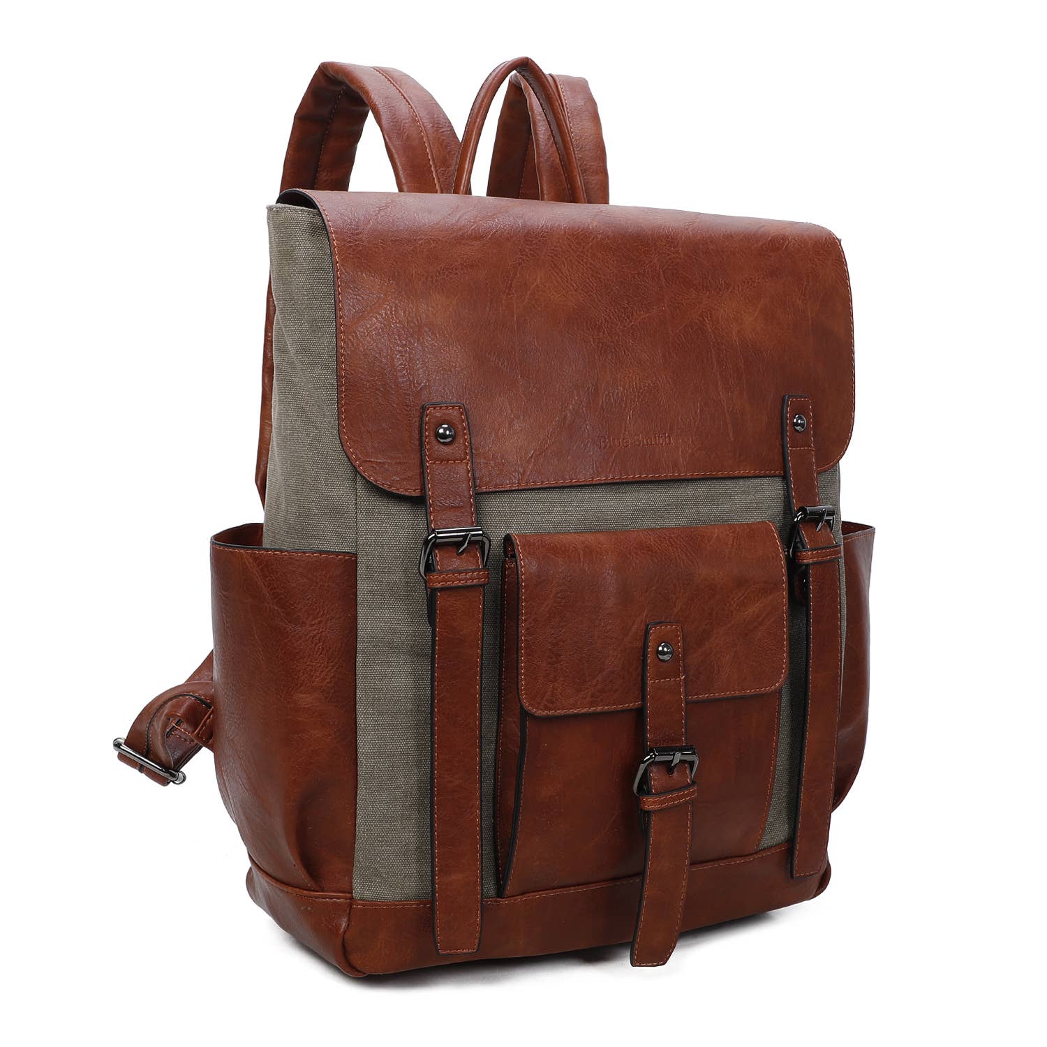 INES DELAURE - Wholesale Backpack - Women's - Bi-material backpack2