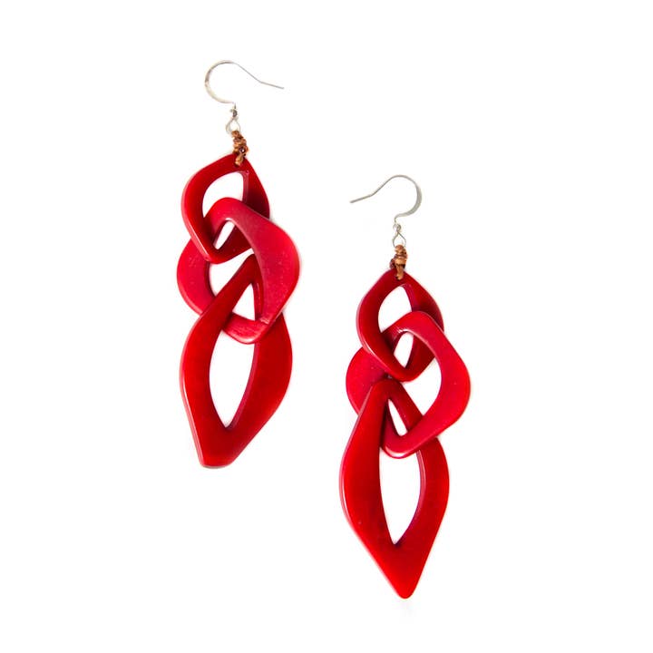 Boucles d'oreilles Pame pour la vente par Organic Tagua Jewelry