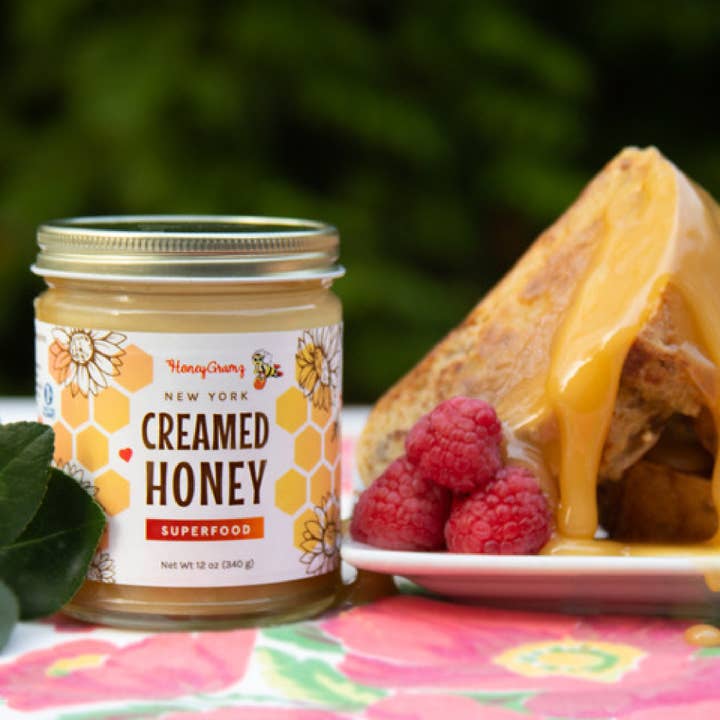 Pure Creamed Honey for wholesale by HoneyGramz