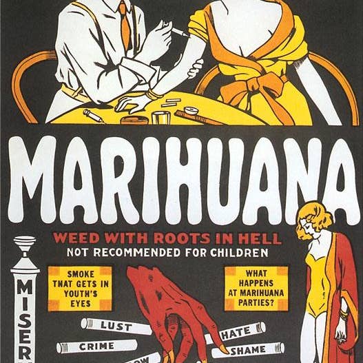 Found Image Press - Wholesale Art Print - Art Print PO-304 Anti-Marijuana Campaign0