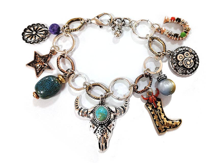 Greater Goods Imports & Wholesale - Wholesale Charm/Dangle Bracelet - B0289 QB9293 Charms Chain Bracelets0