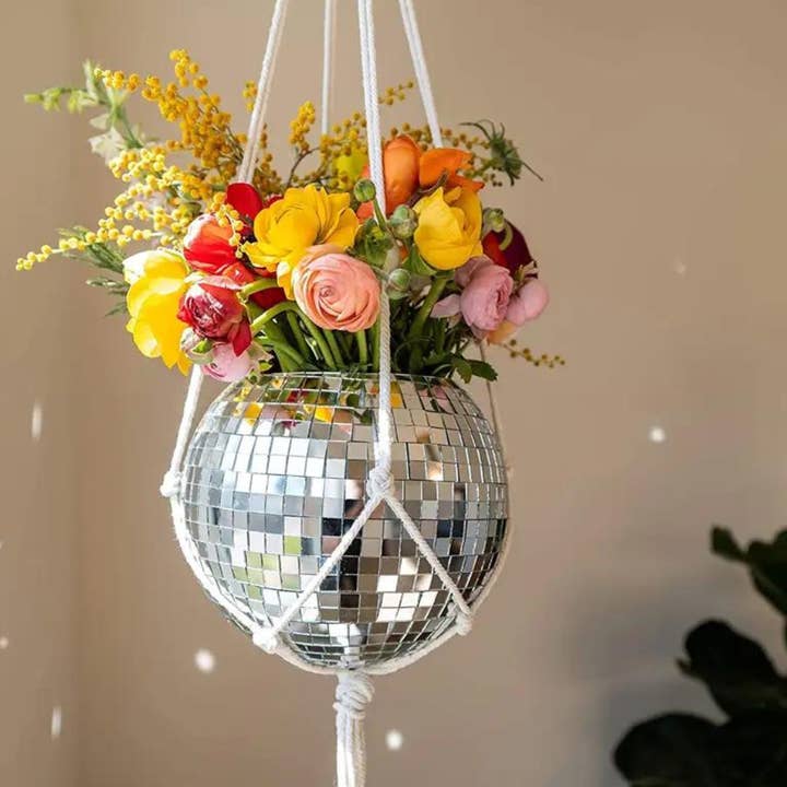 Discoball Planter and other Purchase Wholesale disco ball vase. Free Returns & Net 60 Terms on Faire trending on Faire.