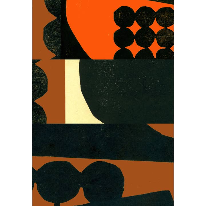 Blok Multi- Art Print for wholesale by Anne Davison Studio