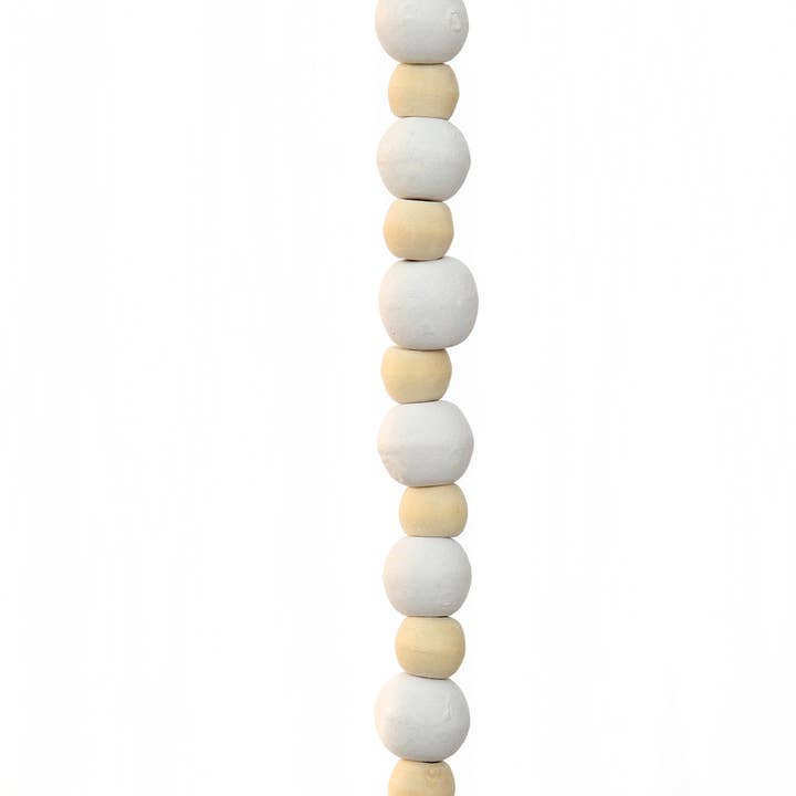 Bazar Bizar Living - Vente Collier de perles - Collier Canggu - Blanc naturel5