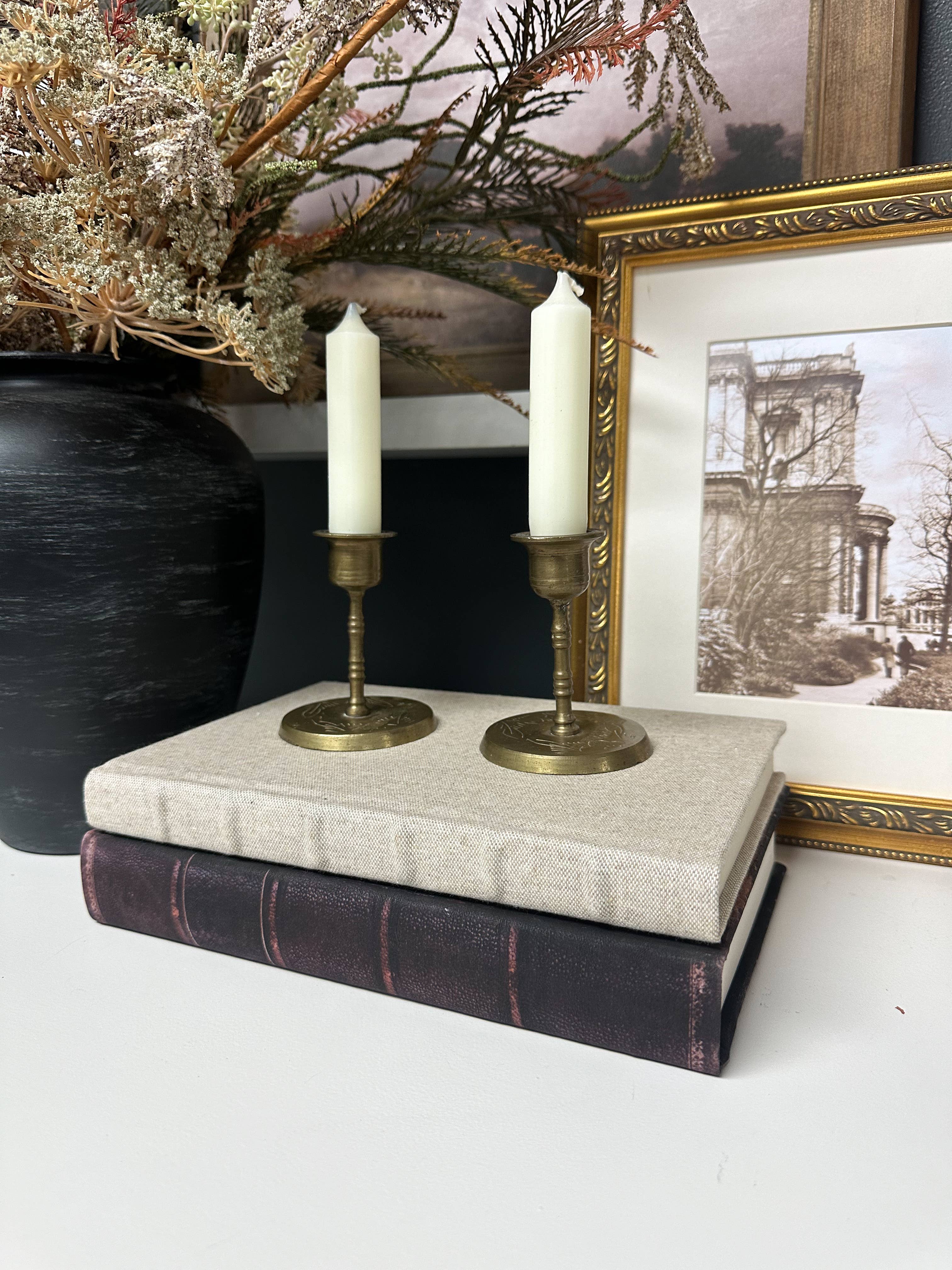 The House of Elements - Wholesale Decorative Tabletop Object - Vintage Inspired Fabric Wrapped Books9