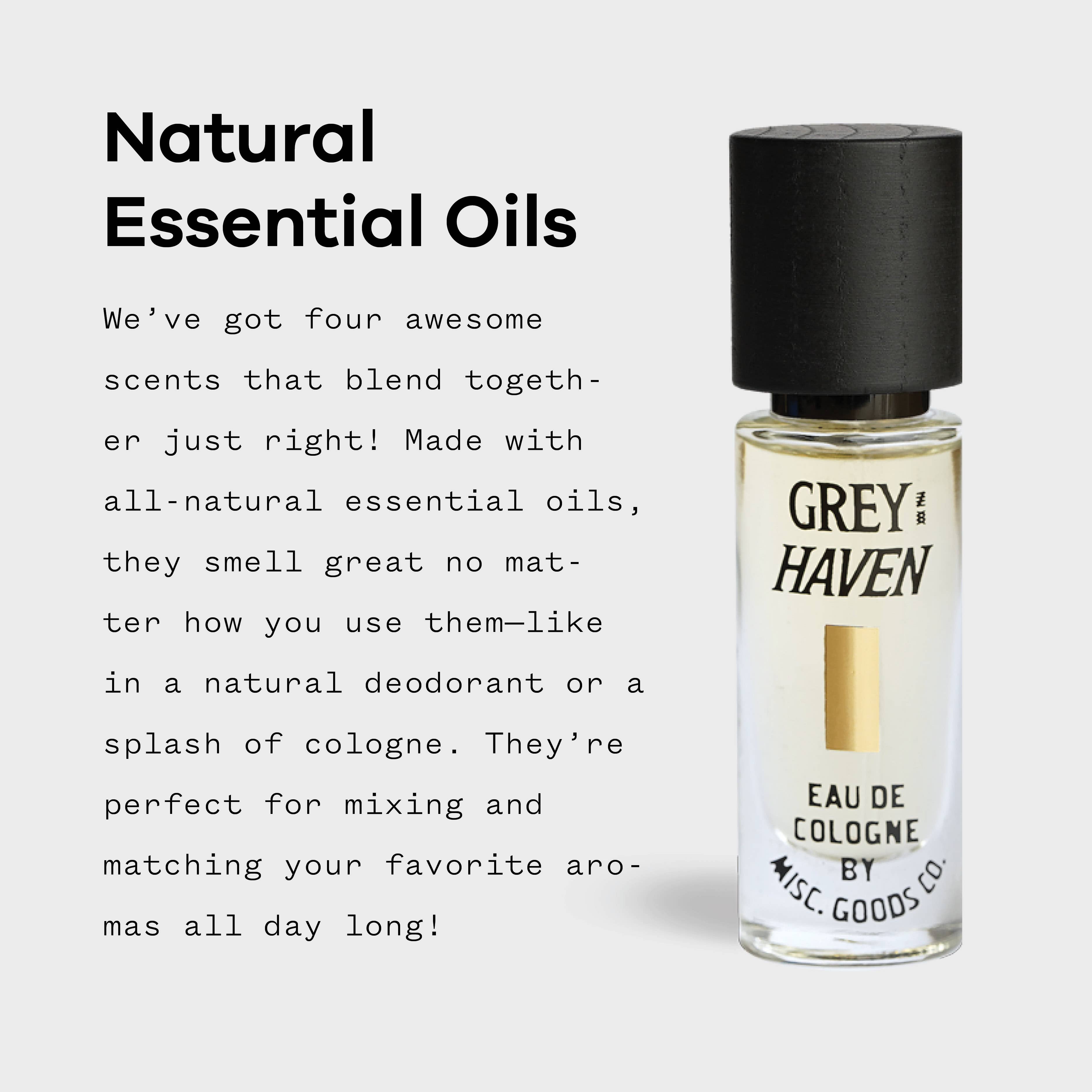 Misc Goods Co. - Wholesale Cologne spray - Greyhaven Eau de Cologne – Ocean Air, Pine & Moss | Travel Size, 10ml3