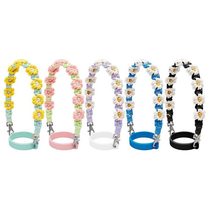 FurDecoration – wholesale Drink huggers & koozies – Hand-Woven Thickened Silicone Cup Holder4